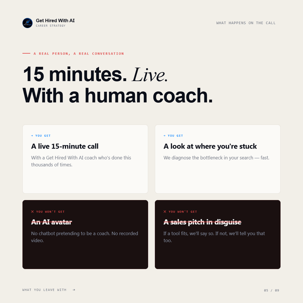 Free AI Career Strategy Session (30 Min) — Build Your 90-Day Plan